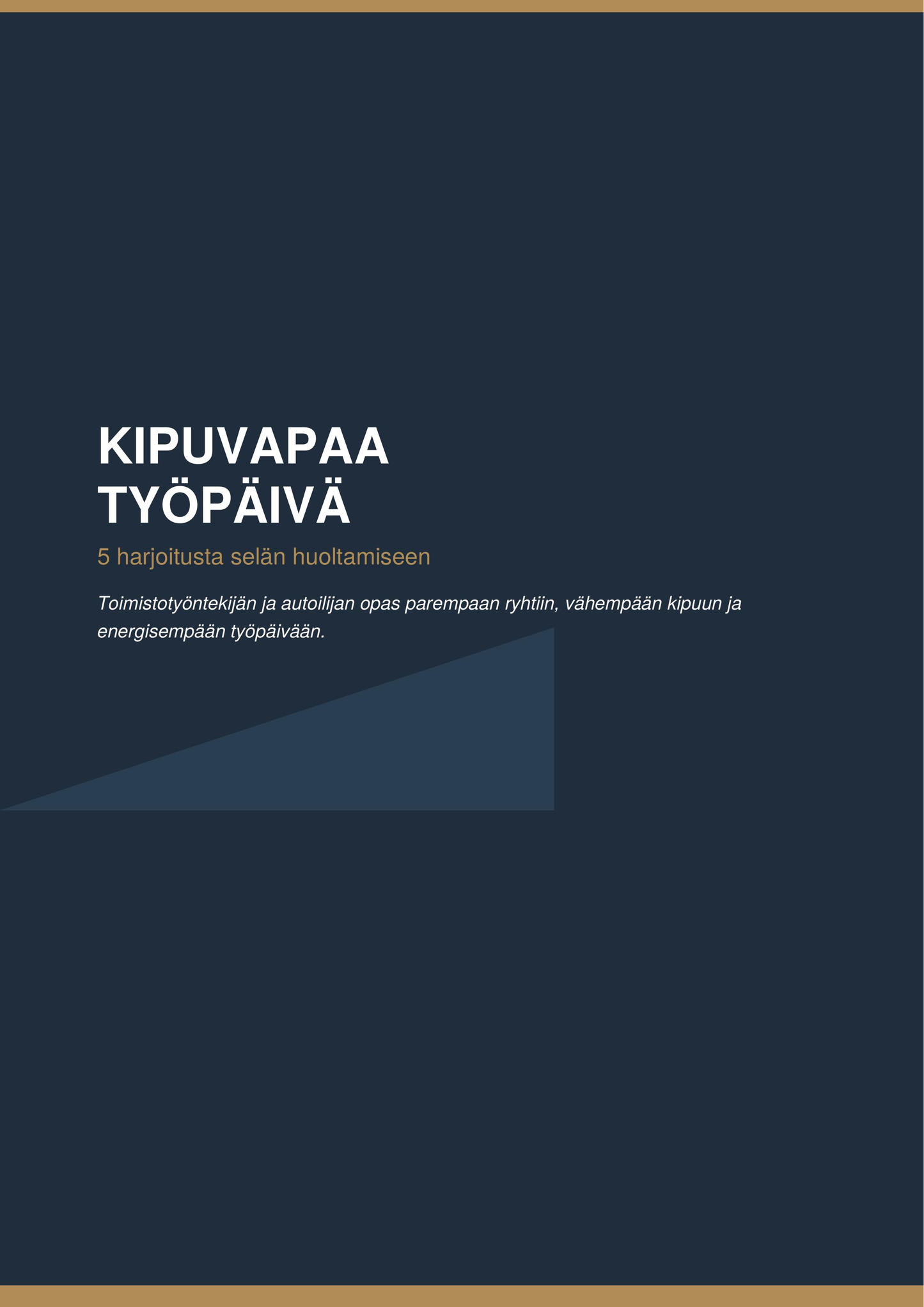 Kipuvapaa Työpäivä — Selkäopas (PDF)