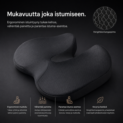 Ergonominen istuintyyny