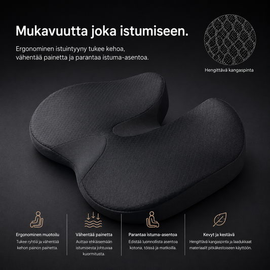 Ergonominen istuintyyny